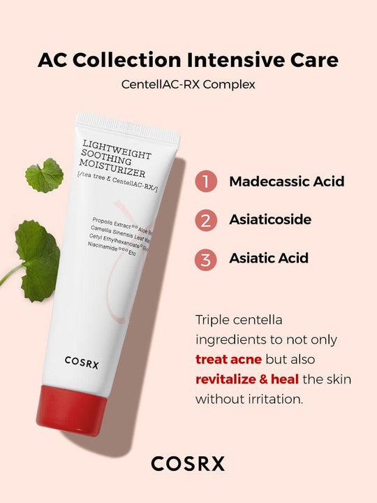 [Cosrx] AC COLLECTION LIGHTWEIGHT SOOTHING MOISTURIZER 80ML