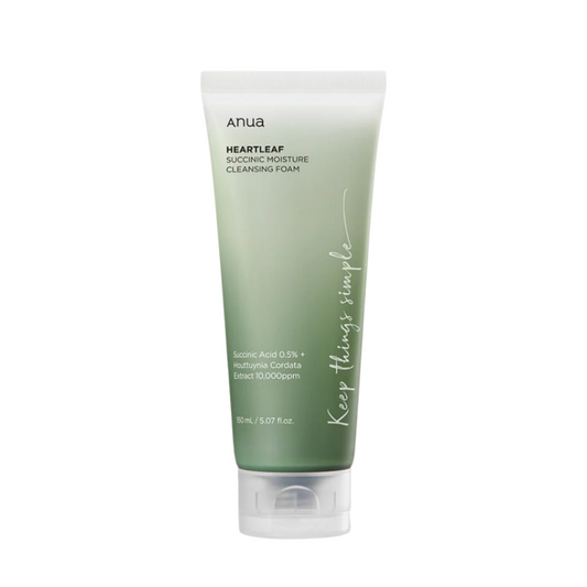 [Anua] HEARTLEAF SUCCINIC MOISTURE CLEANSING FOAM 150ml
