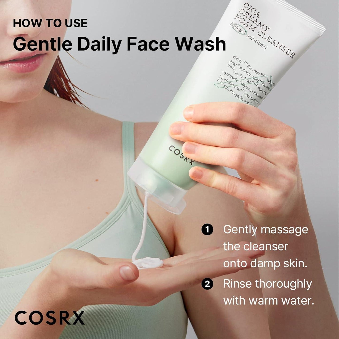 [Cosrx] PURE FIT CICA CREAMY FOAM CLEANSER 150ML