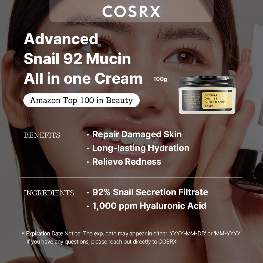 [Cosrx] ADVANCED SNAIL 92 ALL IN ONE CREAM 100ML