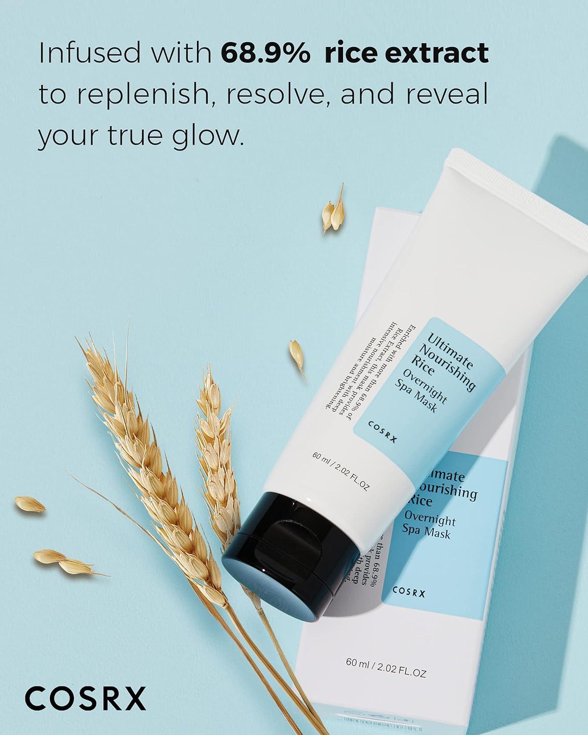 [Cosrx] ULTIMATE NOURISHING RICE OVERNIGHT SPA MASK 60ML