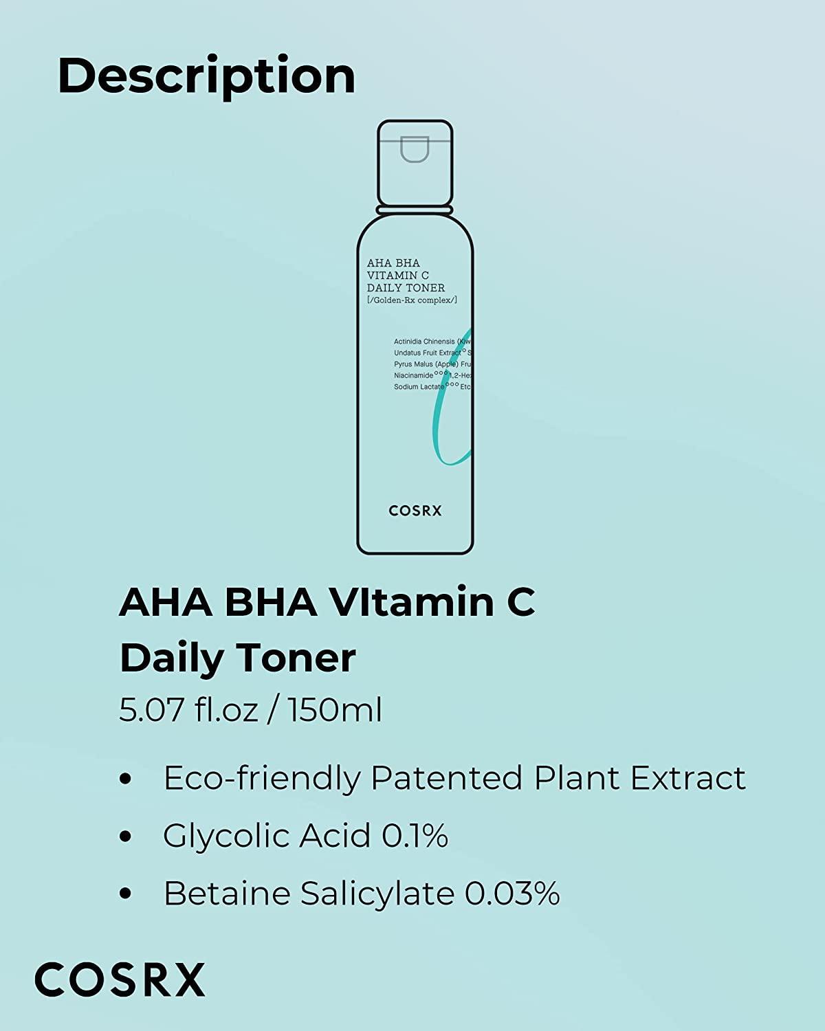 [Cosrx] REFRESH AHA BHA VITAMIN C DAILY TONER 280ML