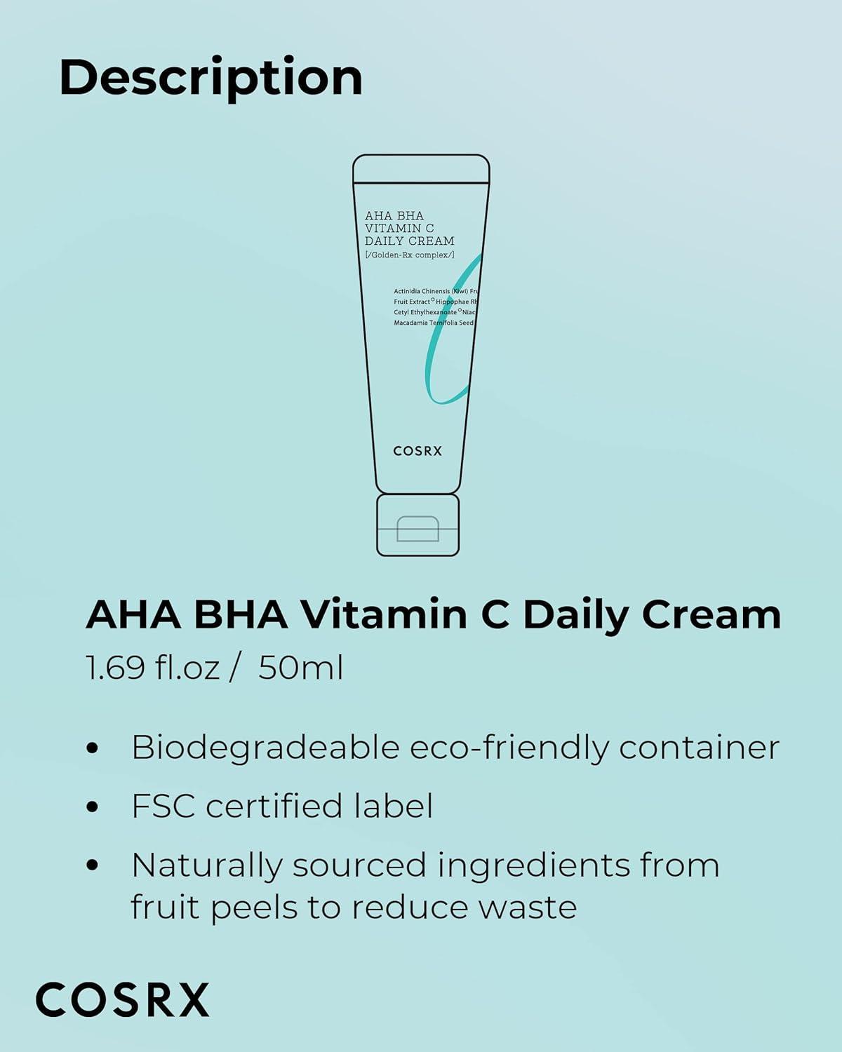 [Cosrx] REFRESH AHA BHA VITAMIN C DAILY CREAM 50ML